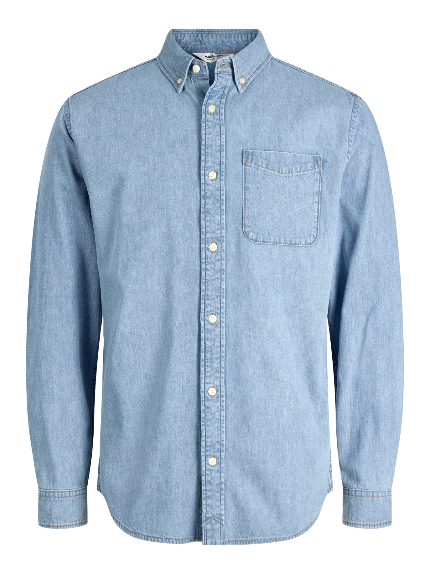 Men's Blue Denim Shirt — gallery image